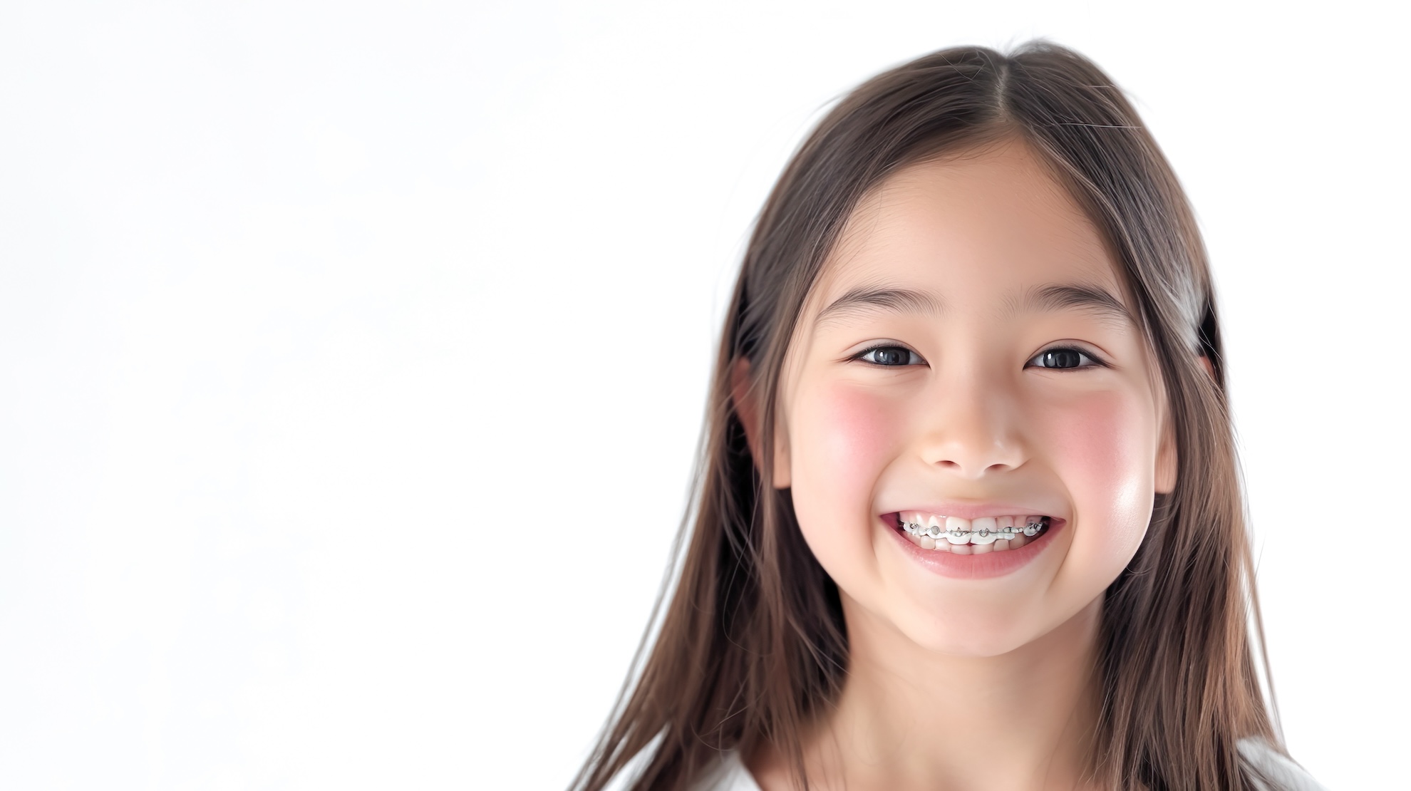 小児矯正で笑顔になった女の子
