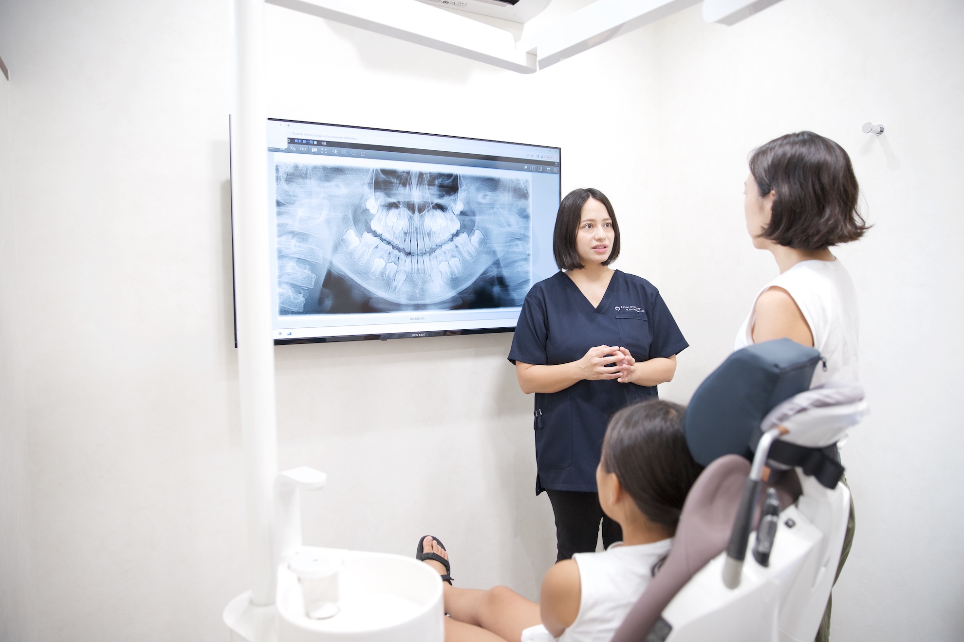 小児矯正の相談風景